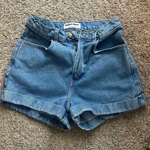 AMERICAN APPAREL JEAN SHORTS
